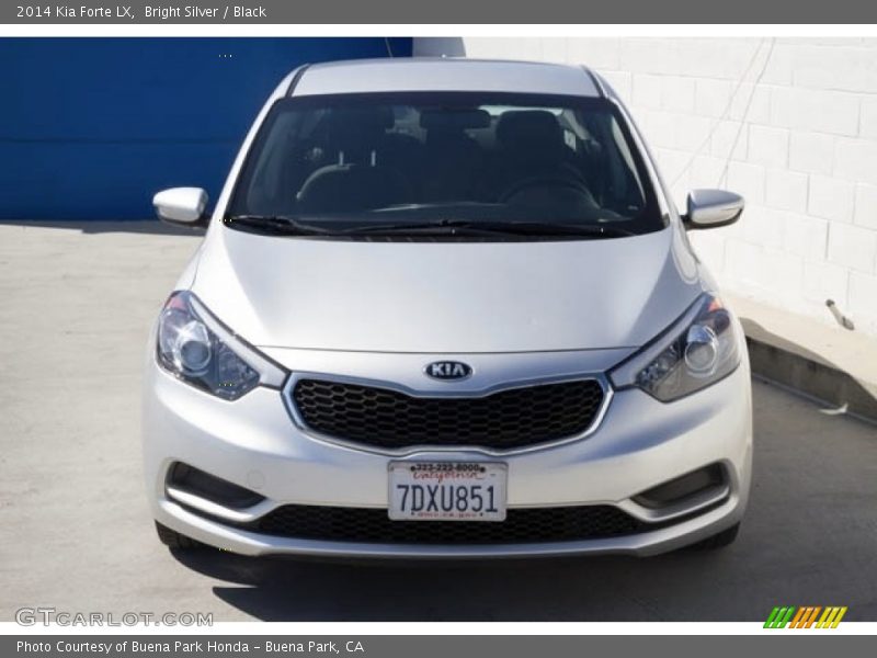 Bright Silver / Black 2014 Kia Forte LX