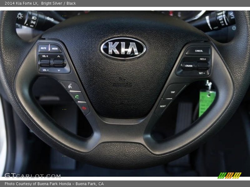 Bright Silver / Black 2014 Kia Forte LX