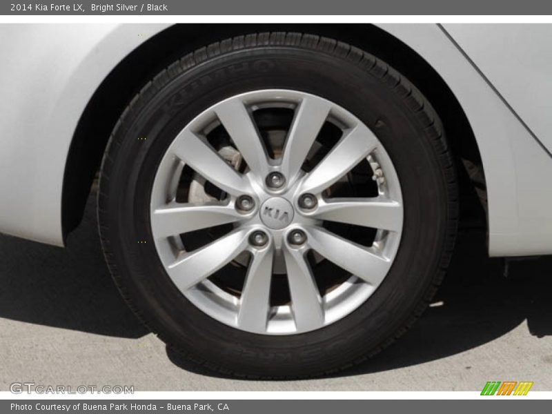 Bright Silver / Black 2014 Kia Forte LX