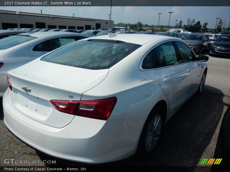Summit White / Jet Black 2017 Chevrolet Malibu LT