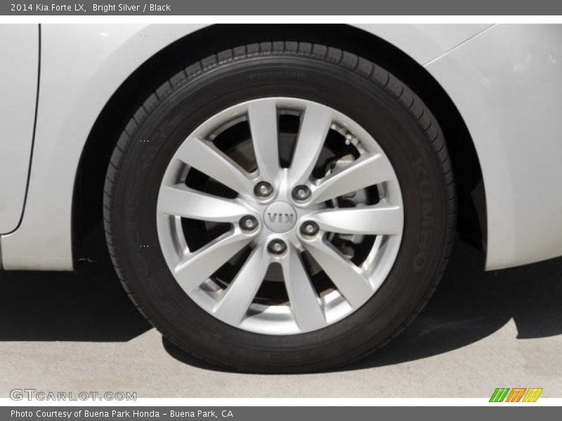 Bright Silver / Black 2014 Kia Forte LX