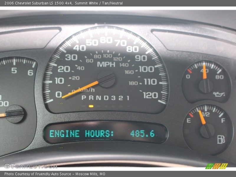 Summit White / Tan/Neutral 2006 Chevrolet Suburban LS 1500 4x4