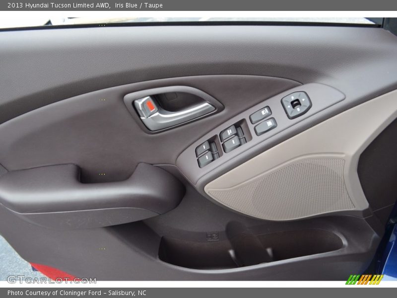 Iris Blue / Taupe 2013 Hyundai Tucson Limited AWD