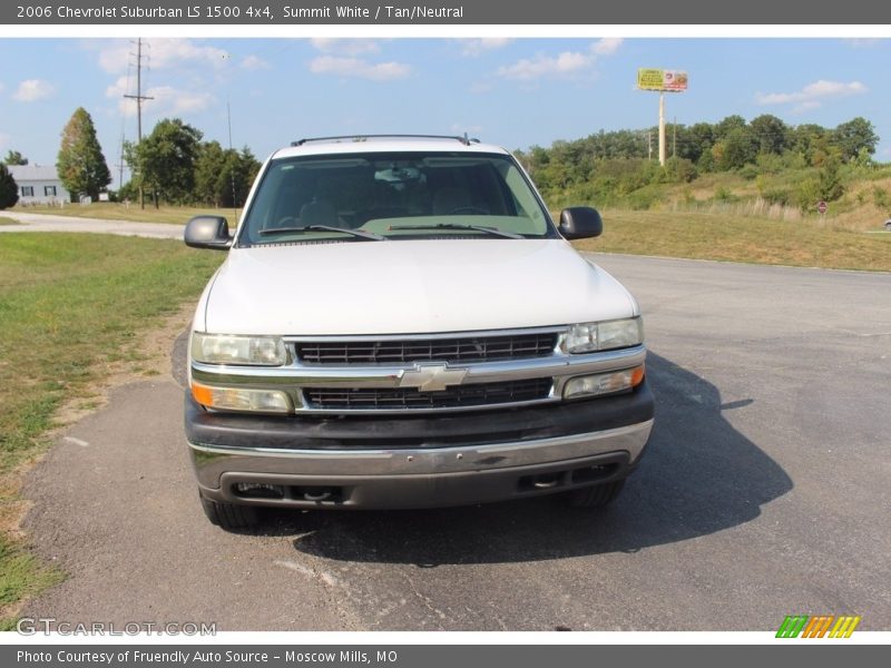 Summit White / Tan/Neutral 2006 Chevrolet Suburban LS 1500 4x4