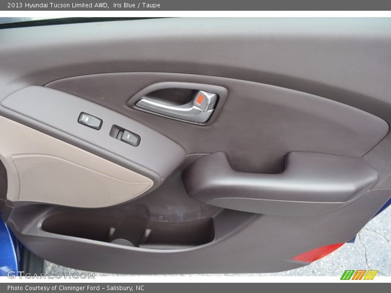 Iris Blue / Taupe 2013 Hyundai Tucson Limited AWD