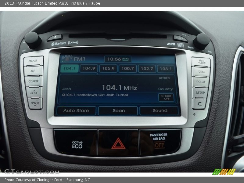 Iris Blue / Taupe 2013 Hyundai Tucson Limited AWD