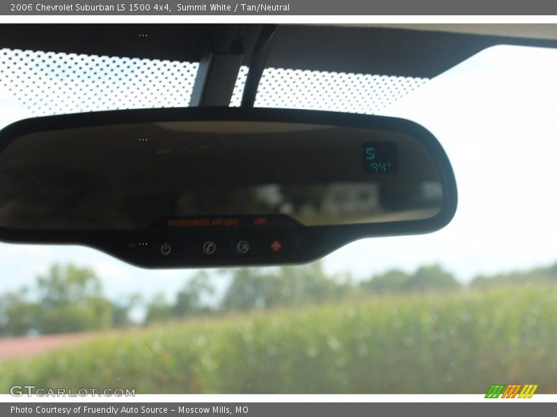Summit White / Tan/Neutral 2006 Chevrolet Suburban LS 1500 4x4