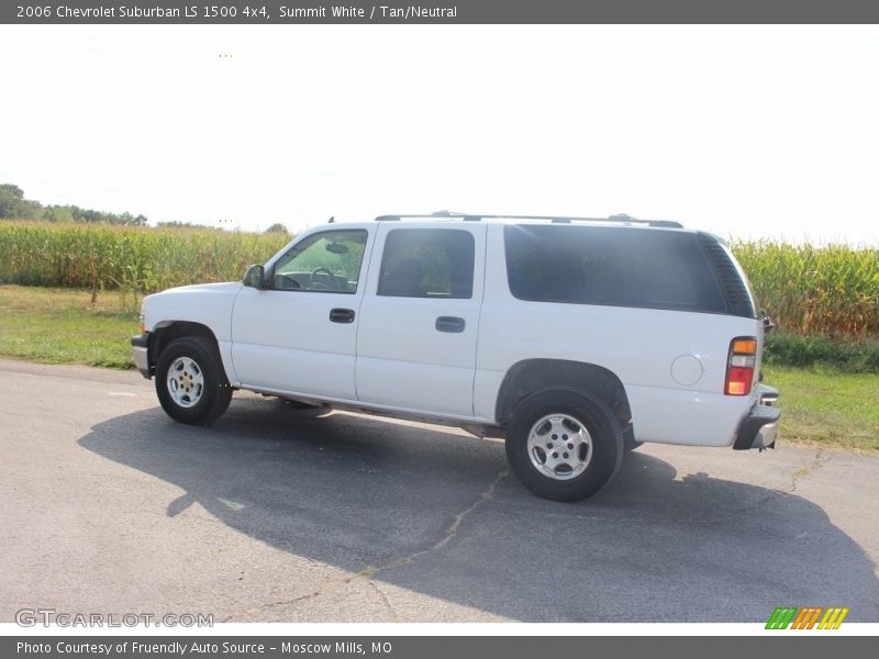 Summit White / Tan/Neutral 2006 Chevrolet Suburban LS 1500 4x4