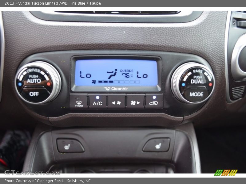 Iris Blue / Taupe 2013 Hyundai Tucson Limited AWD