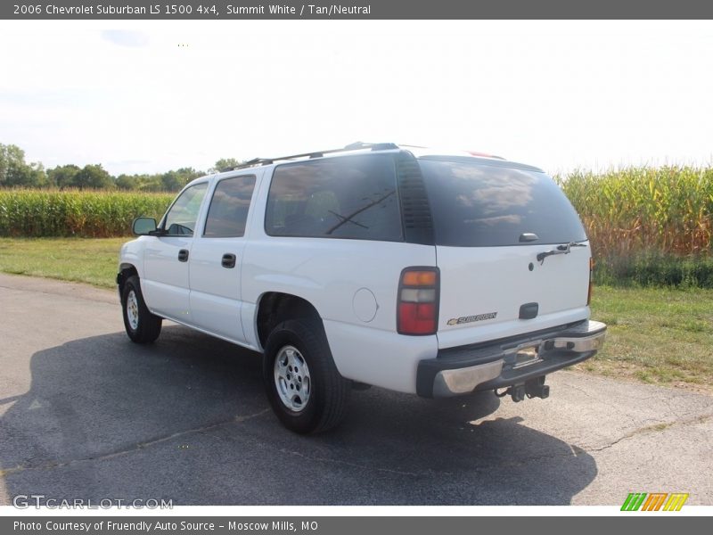Summit White / Tan/Neutral 2006 Chevrolet Suburban LS 1500 4x4