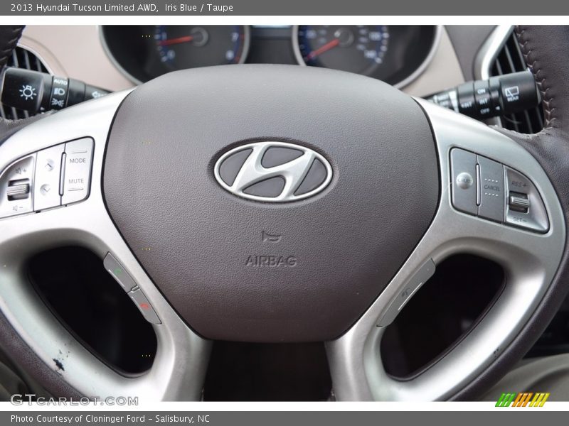 Iris Blue / Taupe 2013 Hyundai Tucson Limited AWD