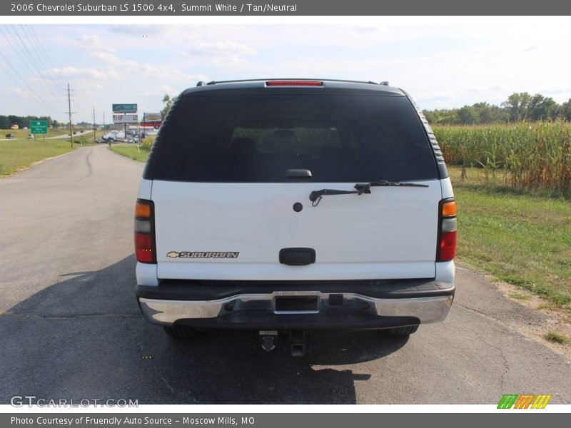 Summit White / Tan/Neutral 2006 Chevrolet Suburban LS 1500 4x4