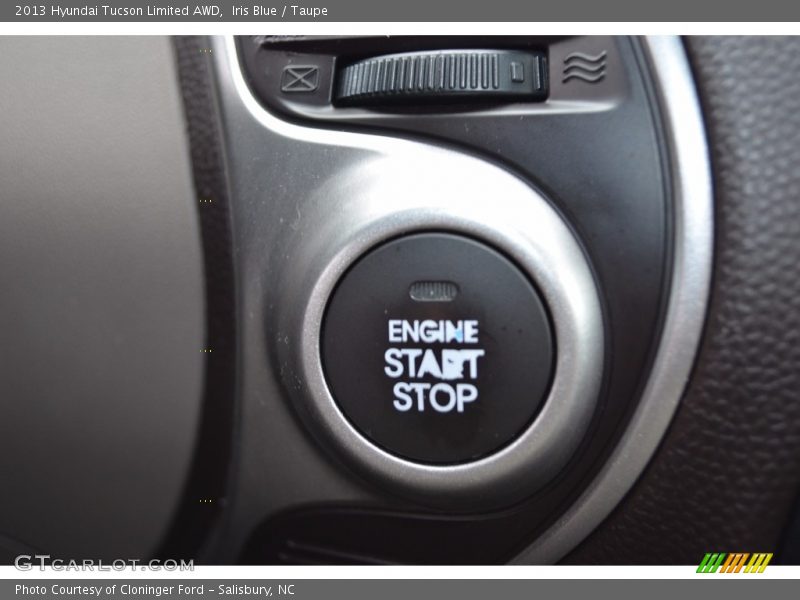 Iris Blue / Taupe 2013 Hyundai Tucson Limited AWD