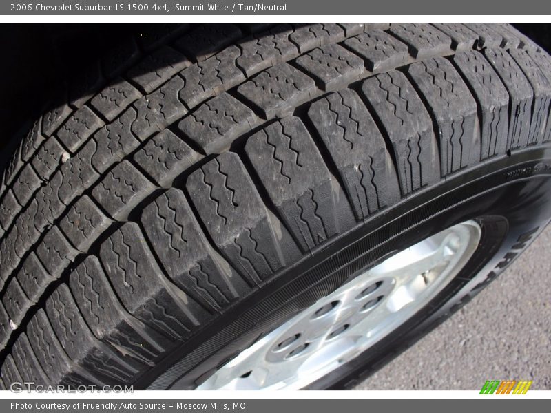 Summit White / Tan/Neutral 2006 Chevrolet Suburban LS 1500 4x4