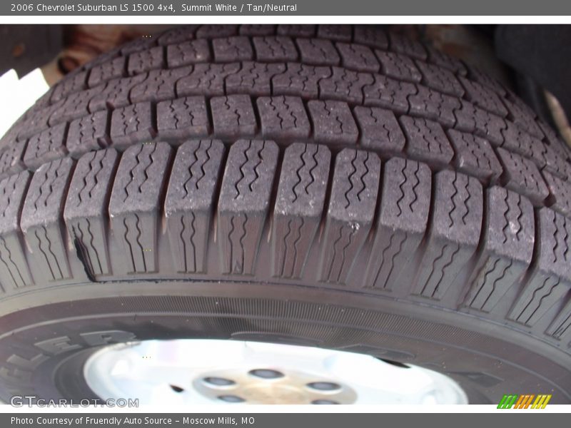 Summit White / Tan/Neutral 2006 Chevrolet Suburban LS 1500 4x4