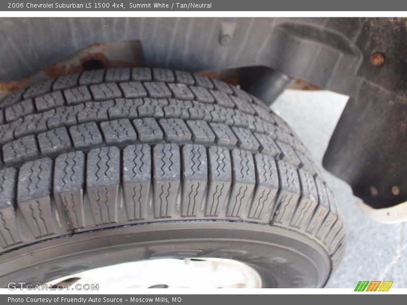 Summit White / Tan/Neutral 2006 Chevrolet Suburban LS 1500 4x4