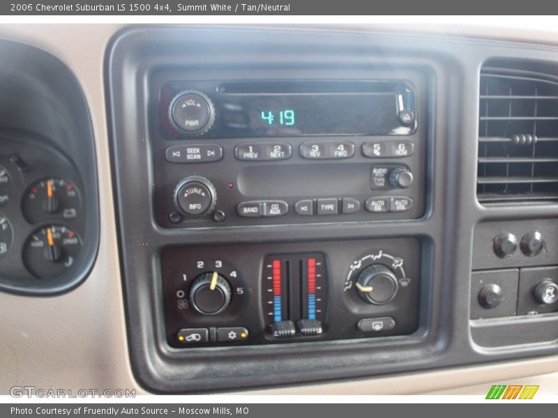 Summit White / Tan/Neutral 2006 Chevrolet Suburban LS 1500 4x4