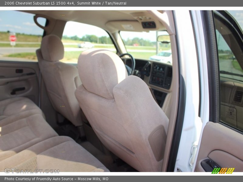Summit White / Tan/Neutral 2006 Chevrolet Suburban LS 1500 4x4