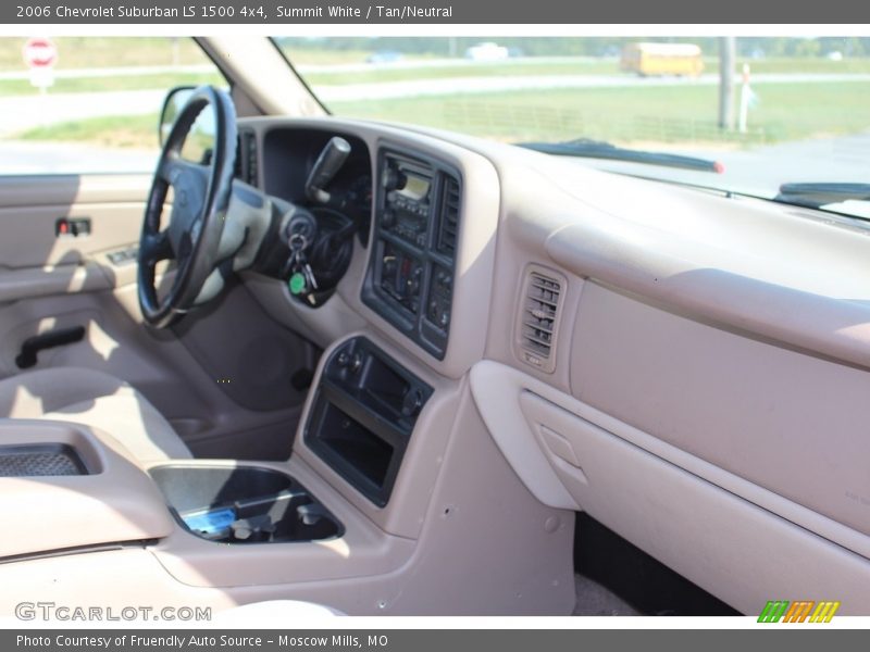 Summit White / Tan/Neutral 2006 Chevrolet Suburban LS 1500 4x4