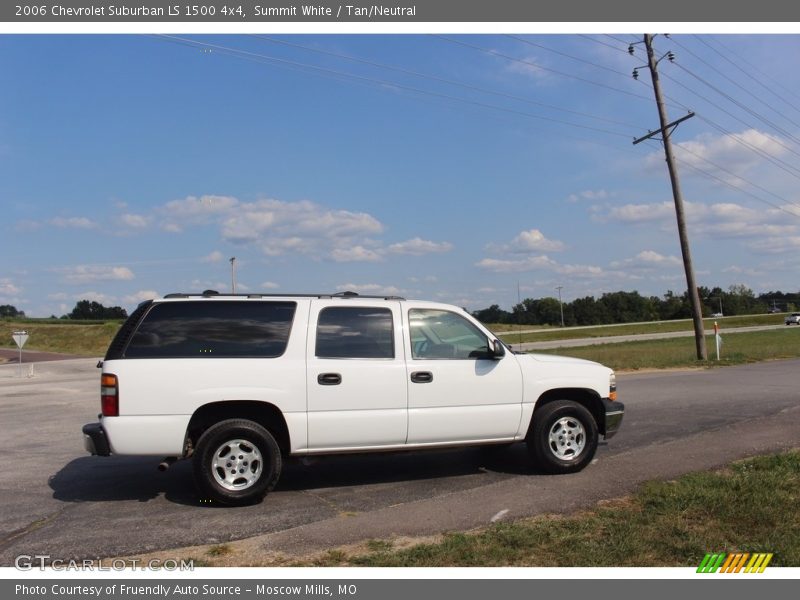Summit White / Tan/Neutral 2006 Chevrolet Suburban LS 1500 4x4