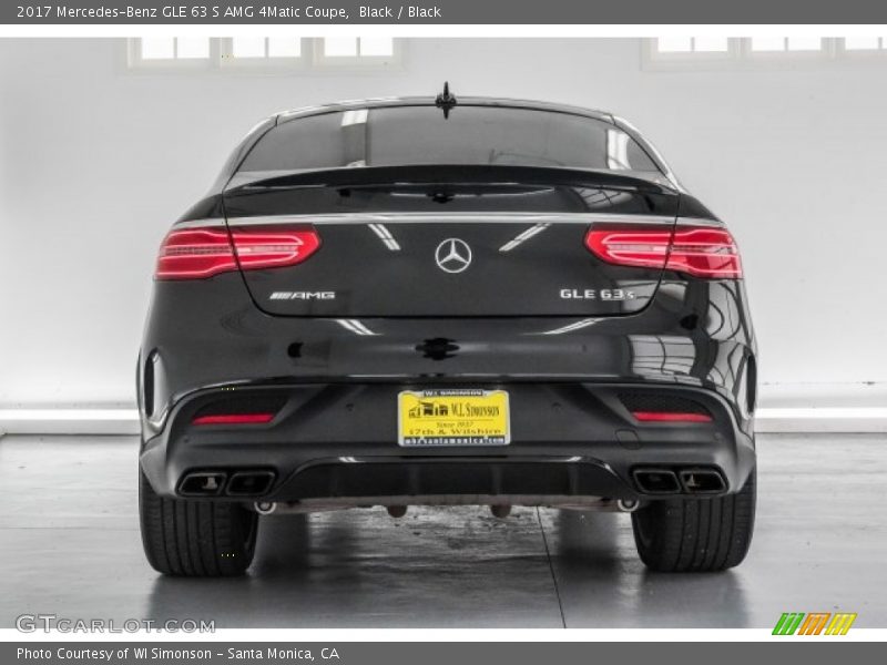 Black / Black 2017 Mercedes-Benz GLE 63 S AMG 4Matic Coupe
