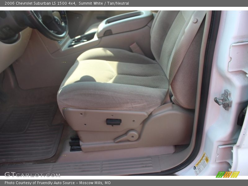Summit White / Tan/Neutral 2006 Chevrolet Suburban LS 1500 4x4