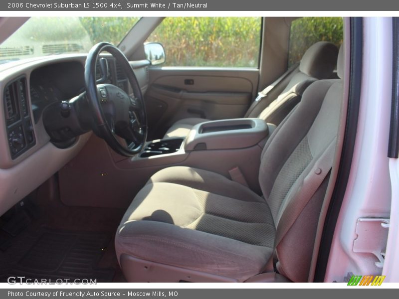 Summit White / Tan/Neutral 2006 Chevrolet Suburban LS 1500 4x4