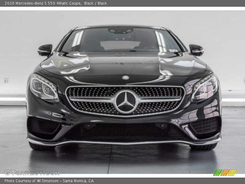 Black / Black 2016 Mercedes-Benz S 550 4Matic Coupe