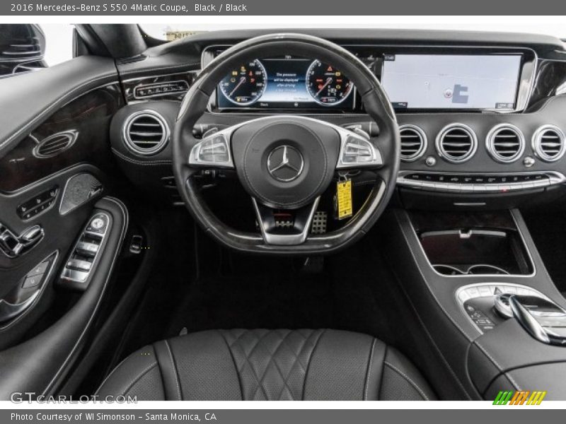 Black / Black 2016 Mercedes-Benz S 550 4Matic Coupe