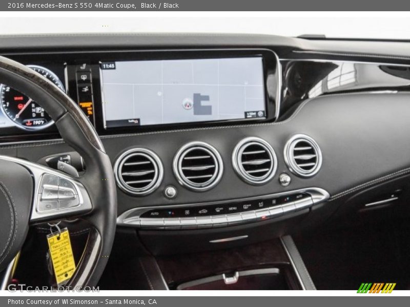 Black / Black 2016 Mercedes-Benz S 550 4Matic Coupe