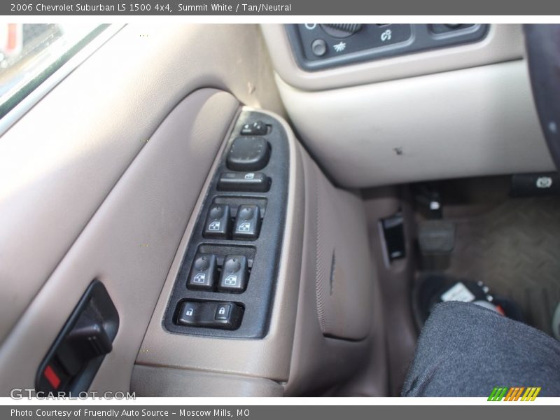 Summit White / Tan/Neutral 2006 Chevrolet Suburban LS 1500 4x4