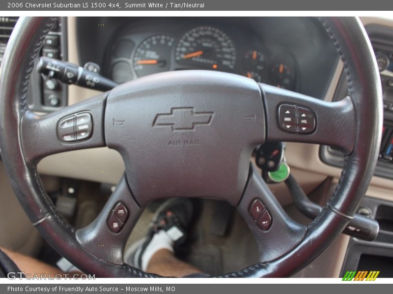 Summit White / Tan/Neutral 2006 Chevrolet Suburban LS 1500 4x4