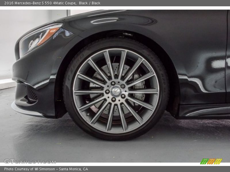 Black / Black 2016 Mercedes-Benz S 550 4Matic Coupe