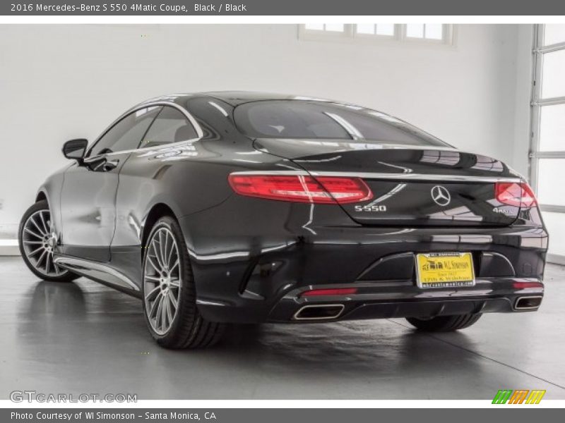 Black / Black 2016 Mercedes-Benz S 550 4Matic Coupe