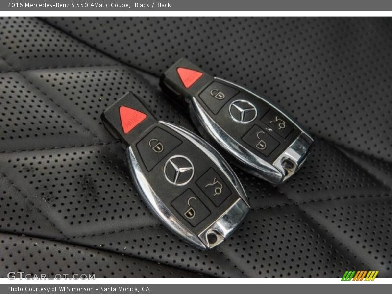Black / Black 2016 Mercedes-Benz S 550 4Matic Coupe
