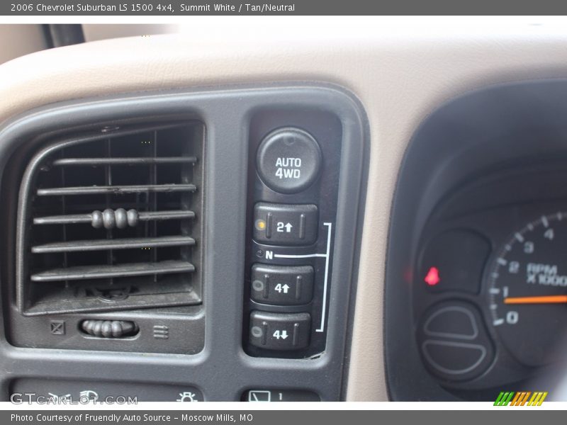 Summit White / Tan/Neutral 2006 Chevrolet Suburban LS 1500 4x4