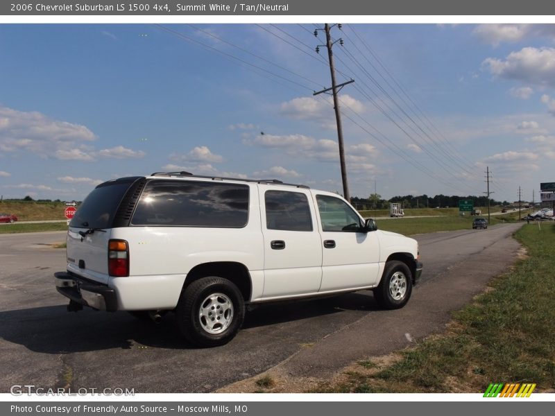 Summit White / Tan/Neutral 2006 Chevrolet Suburban LS 1500 4x4