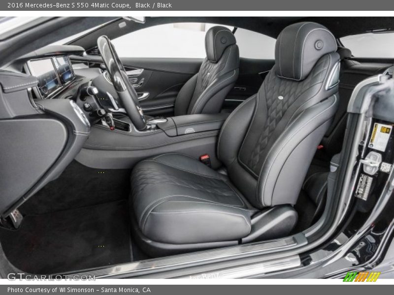 Black / Black 2016 Mercedes-Benz S 550 4Matic Coupe