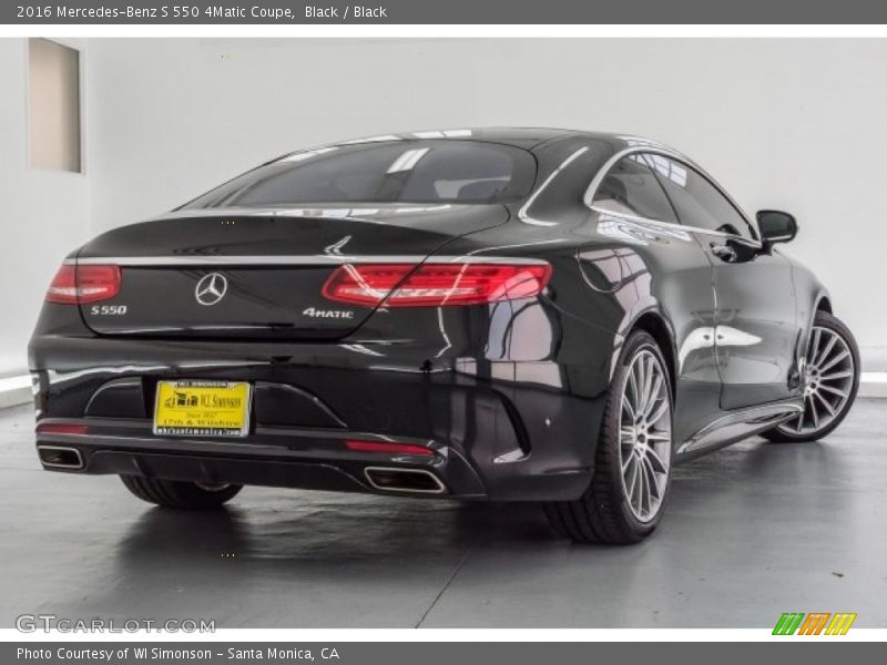Black / Black 2016 Mercedes-Benz S 550 4Matic Coupe
