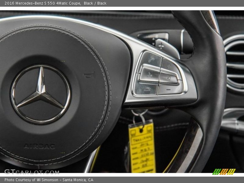 Black / Black 2016 Mercedes-Benz S 550 4Matic Coupe
