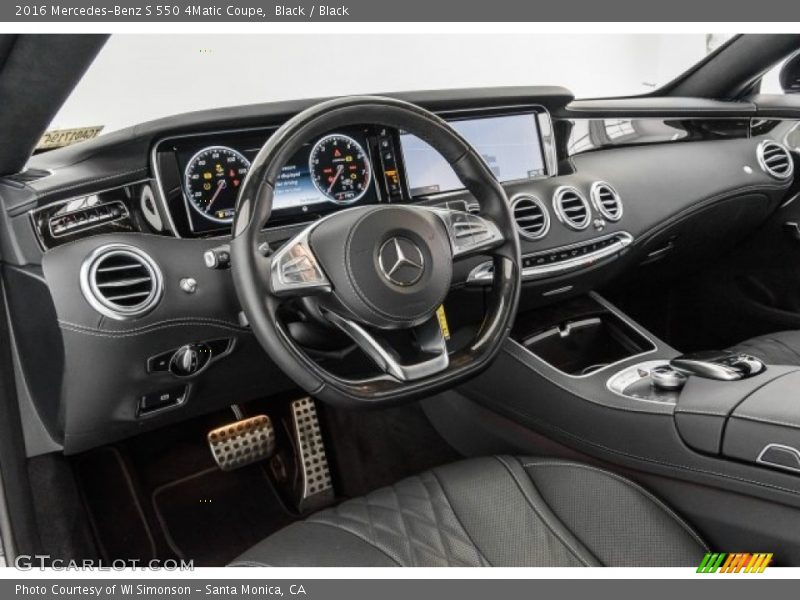 Black / Black 2016 Mercedes-Benz S 550 4Matic Coupe