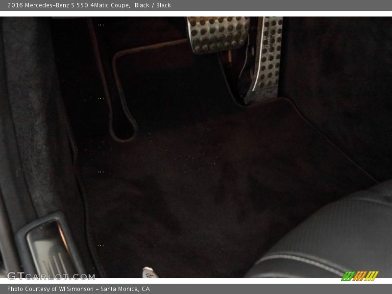 Black / Black 2016 Mercedes-Benz S 550 4Matic Coupe