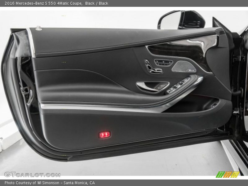 Black / Black 2016 Mercedes-Benz S 550 4Matic Coupe
