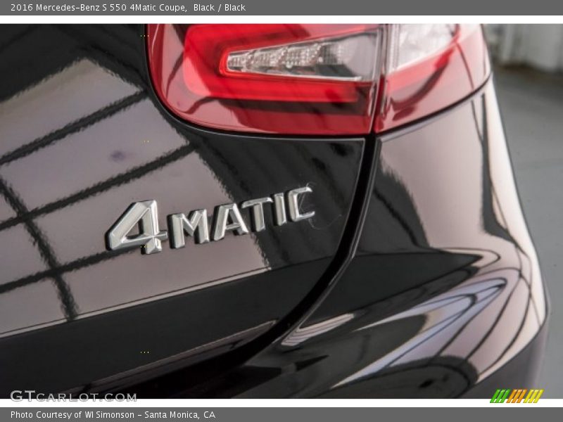 Black / Black 2016 Mercedes-Benz S 550 4Matic Coupe