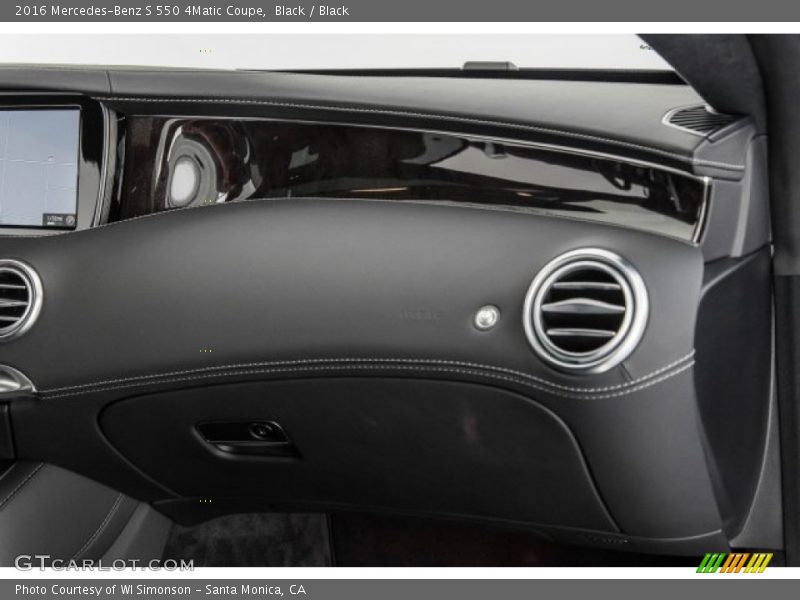 Black / Black 2016 Mercedes-Benz S 550 4Matic Coupe