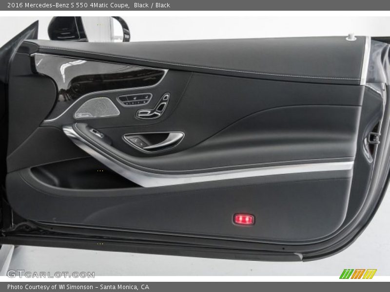 Black / Black 2016 Mercedes-Benz S 550 4Matic Coupe