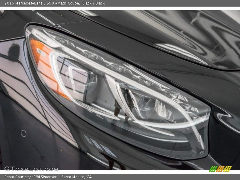 Black / Black 2016 Mercedes-Benz S 550 4Matic Coupe