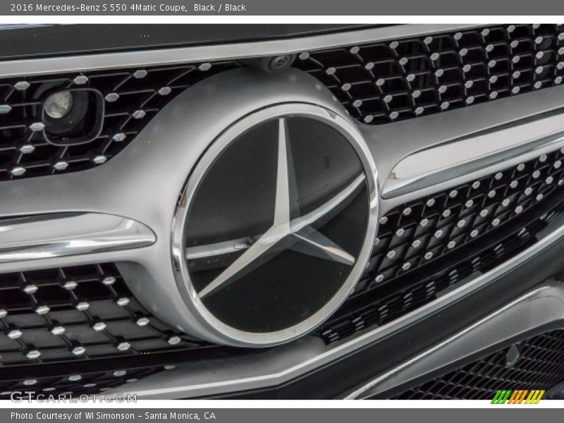 Black / Black 2016 Mercedes-Benz S 550 4Matic Coupe