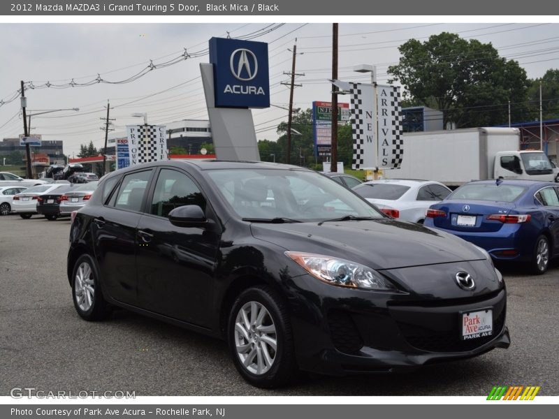 Black Mica / Black 2012 Mazda MAZDA3 i Grand Touring 5 Door