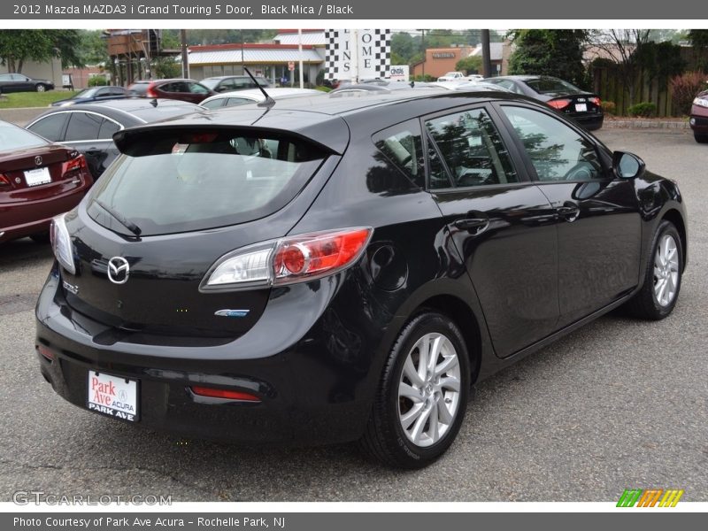 Black Mica / Black 2012 Mazda MAZDA3 i Grand Touring 5 Door